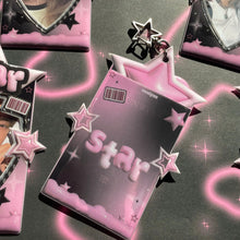 画像をギャラリービューアに読み込む, Star Photocard Holder Keychain