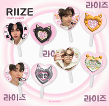 画像をギャラリービューアに読み込む, RIIZE Heart Pickets