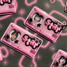 画像をギャラリービューアに読み込む, My Star mini photo holder keychain