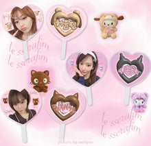 Load image into Gallery viewer, LE SSERAFIM Heart Pickets