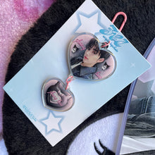 Load image into Gallery viewer, ZB1 Acrylic Heart Keychains