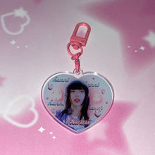 画像をギャラリービューアに読み込む, NEW JEANS & NMIXX acrylic heart keychains