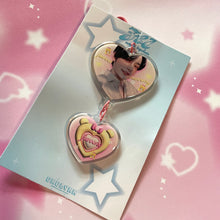 Load image into Gallery viewer, ZB1 Acrylic Heart Keychains