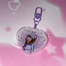 画像をギャラリービューアに読み込む, NEW JEANS & NMIXX acrylic heart keychains
