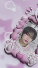 Load and play video in Gallery viewer, Love, Bunny Photocard Holder Keychain