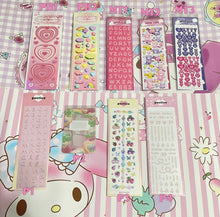 Load image into Gallery viewer, Korean sticker sheets & pc frame