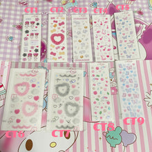 Load image into Gallery viewer, Korean sticker sheets & pc frame