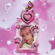 画像をギャラリービューアに読み込む, Meow! Photocard Holder Keychain
