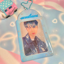画像をギャラリービューアに読み込む, Sweetheart photocard holder keychain