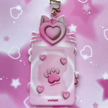 画像をギャラリービューアに読み込む, Meow! Photocard Holder Keychain