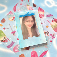 画像をギャラリービューアに読み込む, Sweetheart acrylic photocard holder keychains
