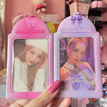 画像をギャラリービューアに読み込む, Sweetheart photocard holder keychain