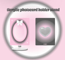 画像をギャラリービューアに読み込む, Sweetheart acrylic photocard holder stand & keychain