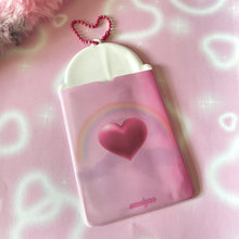 画像をギャラリービューアに読み込む, Sweetheart photocard holder keychain