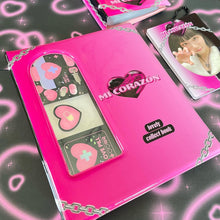 画像をギャラリービューアに読み込む, Mi Corazón 4cut sticker album