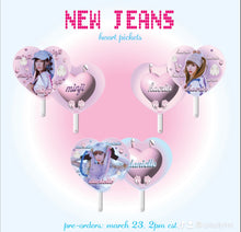 画像をギャラリービューアに読み込む, NEW JEANS Heart Pickets