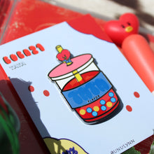 Load image into Gallery viewer, BTS BT21 baby boba enamel pins