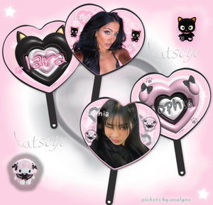 KATSEYE Heart Pickets