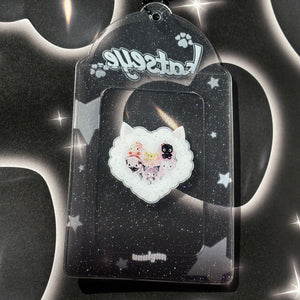 KATSEYE Clear Photocard Holder Keychain