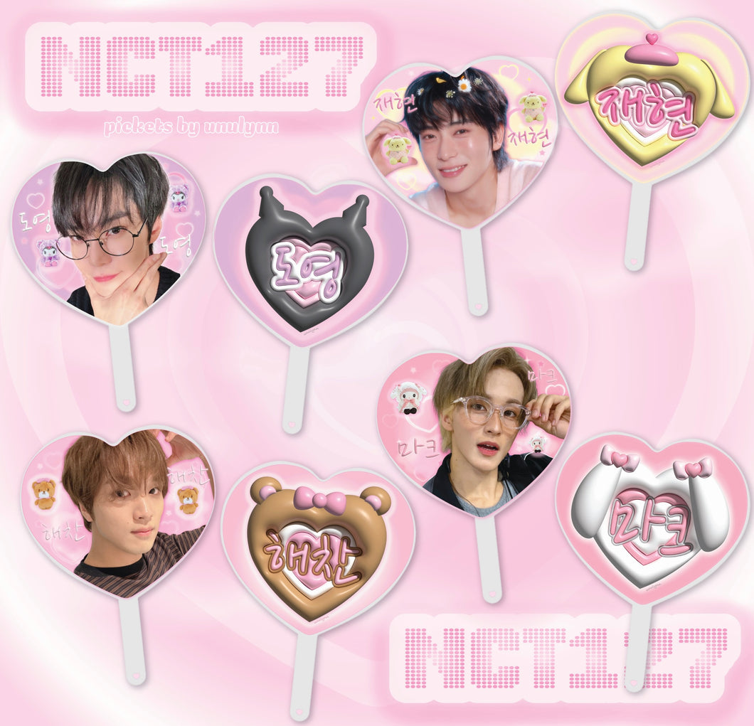 NCT127 Heart Pickets