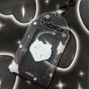 KATSEYE Clear Photocard Holder Keychain