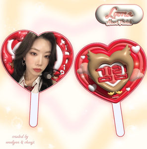 LOONA Heart Pickets (chuuji x unulynn collab)