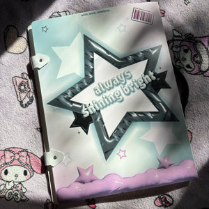 my star picket/art binder