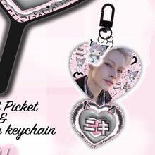 Load image into Gallery viewer, [ PRE - ORDER ]ENHYPEN Acrylic Heart Keychains ver. 3
