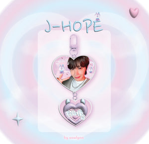 [ PRE - ORDER ] J-HOPE Acrylic Heart Keychain