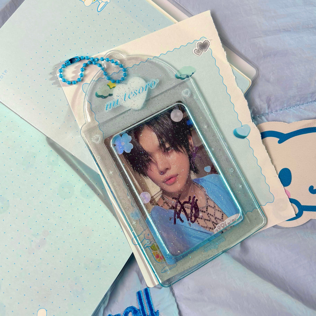 Mi Tesoro Clear Photocard Holder Keychain