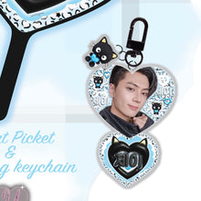 Load image into Gallery viewer, [ PRE - ORDER ]ENHYPEN Acrylic Heart Keychains ver. 3
