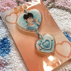 Enhypen Acrylic Heart Keychains ver. 1