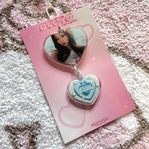 Aespa Acrylic Heart Keychains