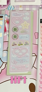 Korean sticker sheets & pc frame