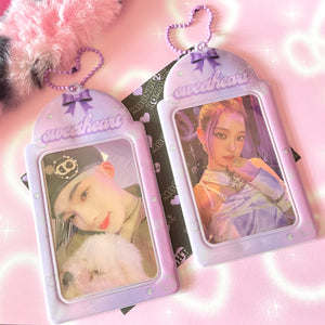 Sweetheart photocard holder keychain