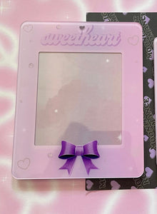 Sweetheart acrylic photocard holder keychains