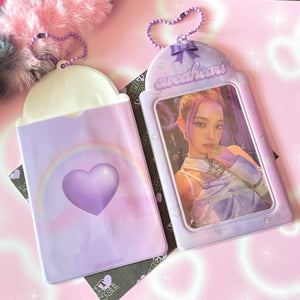 Sweetheart photocard holder keychain