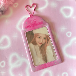 Sweetheart photocard holder keychain