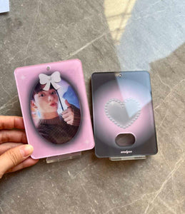 Sweetheart acrylic photocard holder stand & keychain